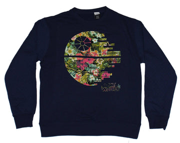 Star Wars Mens Crewneck Sweatshirt - Death Star Floral filled Image