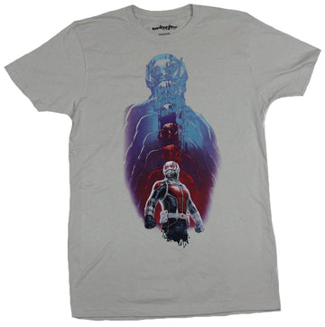 Ant-Man (Marvel Comics) Mens T-Shirt - Shrinking Down Full Color Image