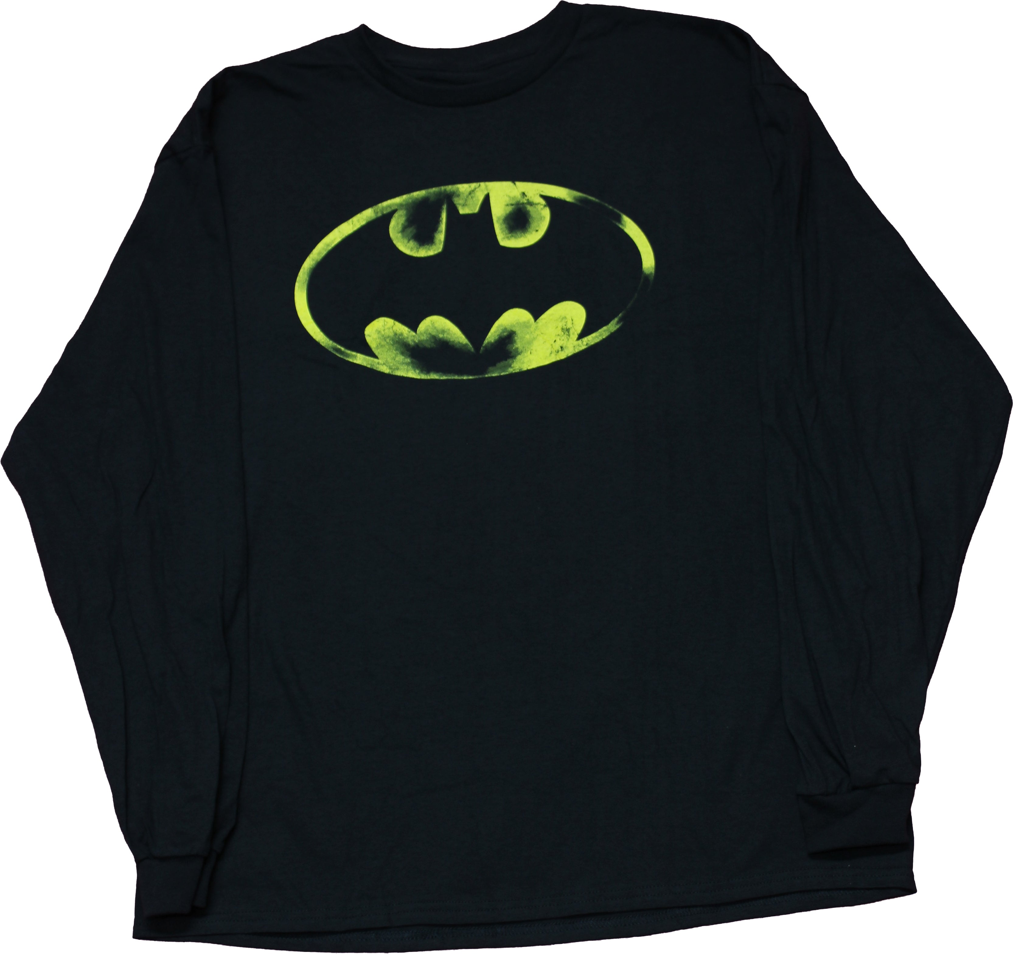 Batman Long Sleeve T-Shirt - Distressed Classic Logo