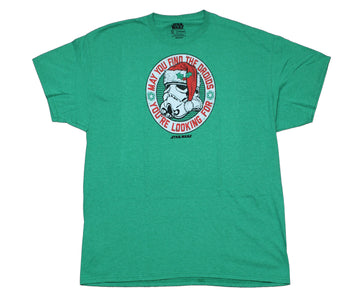 Star Wars Mens T-Shirt - Christmas May You Find The Droids You're Looking For