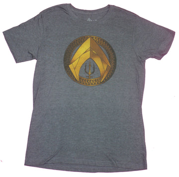 Aquaman Mens T-Shirt- Movie Aquaman Logo Image