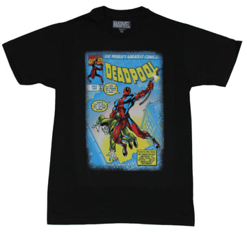 Deadpool (Marvel) Mens T-Shirt - Issue 11 Spider Style Image