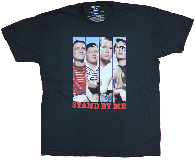 Stand By Me Mens T-Shirt  - Cast Panels Collage Image