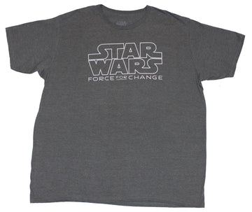 Star Wars Mens T-Shirt  - A Force For Change Simple Logo Image
