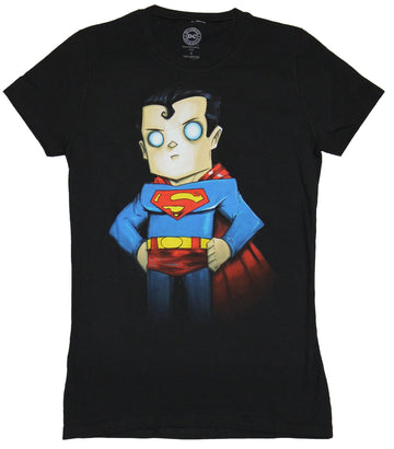 Superman (DC Comics) Girls Juniors T-Shirt - Uminga Styled Image