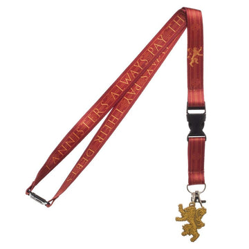 Game of Thrones House Lannister ID Badge Holder Breakaway Lanyard Keychain