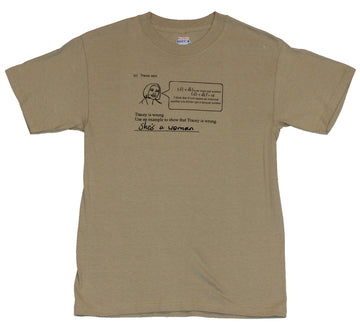 Math Mens T-Shirt  - Tracey is wrong Because Shes A Woman