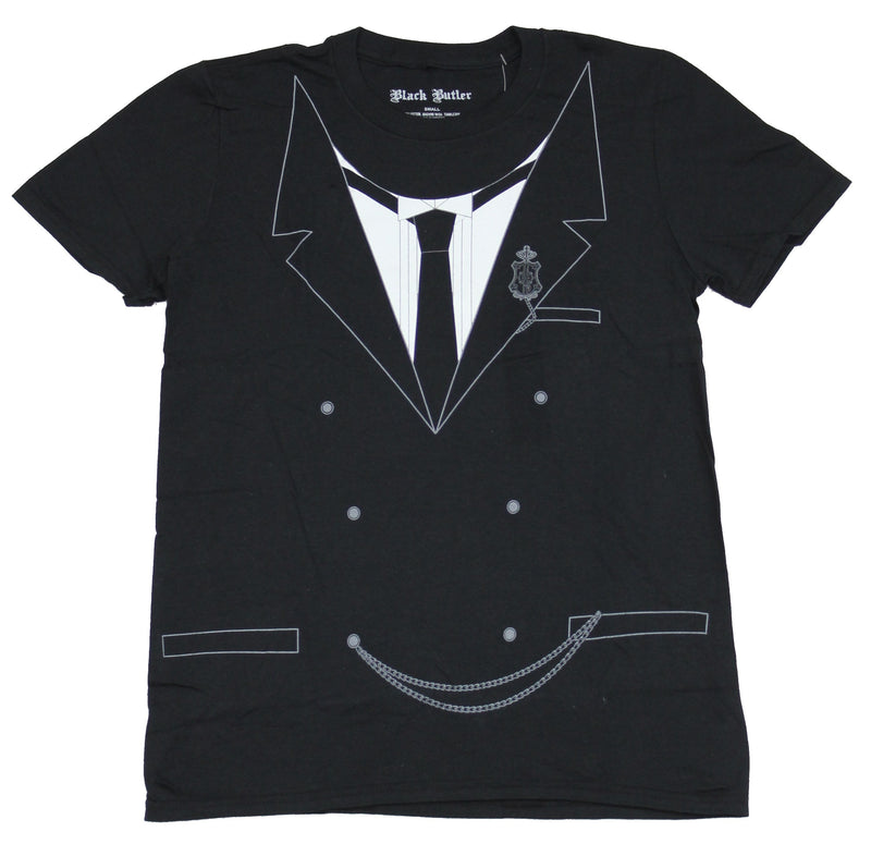 Black Butler Mens T-Shirt - Sebastian Costume Front Image - Inmyparentsbasement.com
