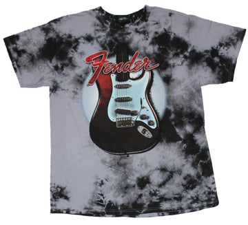 Fender Mens T-Shirt - Fender Guitars Marble Guitar Image