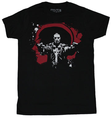 The Punisher (Marvel Comics) Mens T-Shirt - Punisher in Daredevil Splatter
