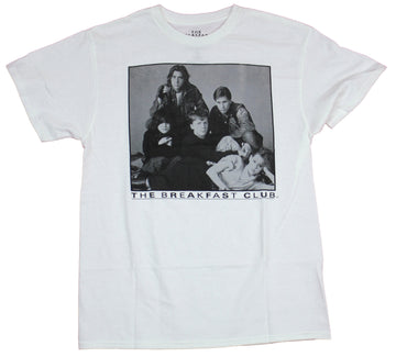 The Breakfast Club Mens T-Shirt  - B & W Group Photo Image