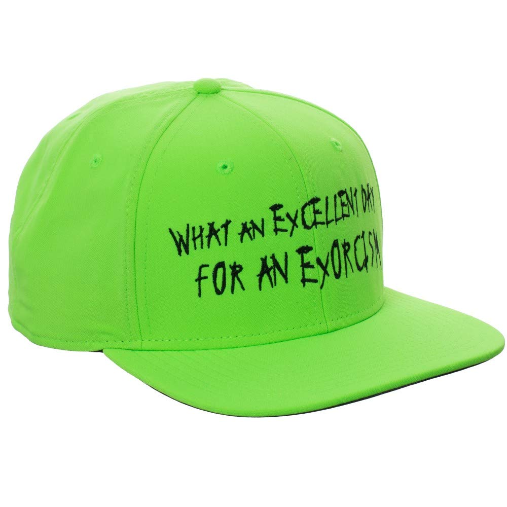 Bioworld The Exorcist Neon Green Horror Movie Snapback Hat