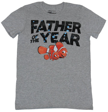 Finding Nemo Dory Mens T-Shirt  - Father of the Year Nemo & Dad Swimming Under