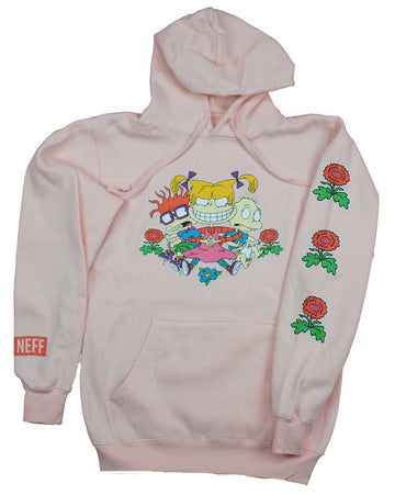 Rugrats Neff Pullover Hoodie - Chucky Tommy & Angelica & Roses