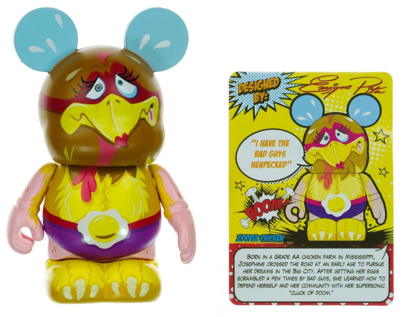 Zooper Chicken - Disney Vinylmation ~3" Zooper Heroes Series Designer Figure - Inmyparentsbasement.com