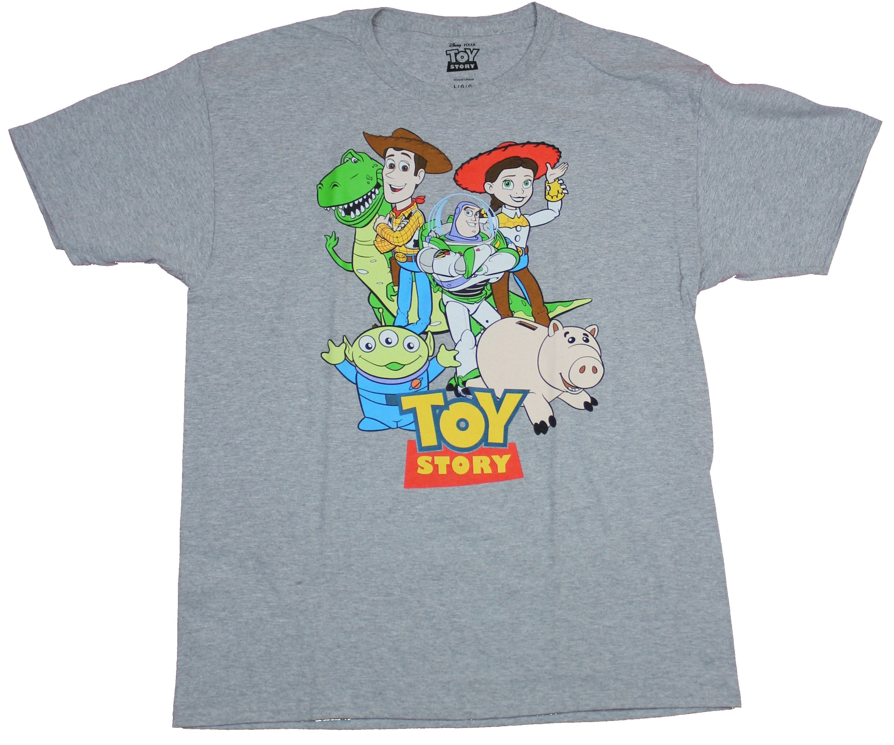 Toy Story Mens T-Shirt  - Classic Character Group Image