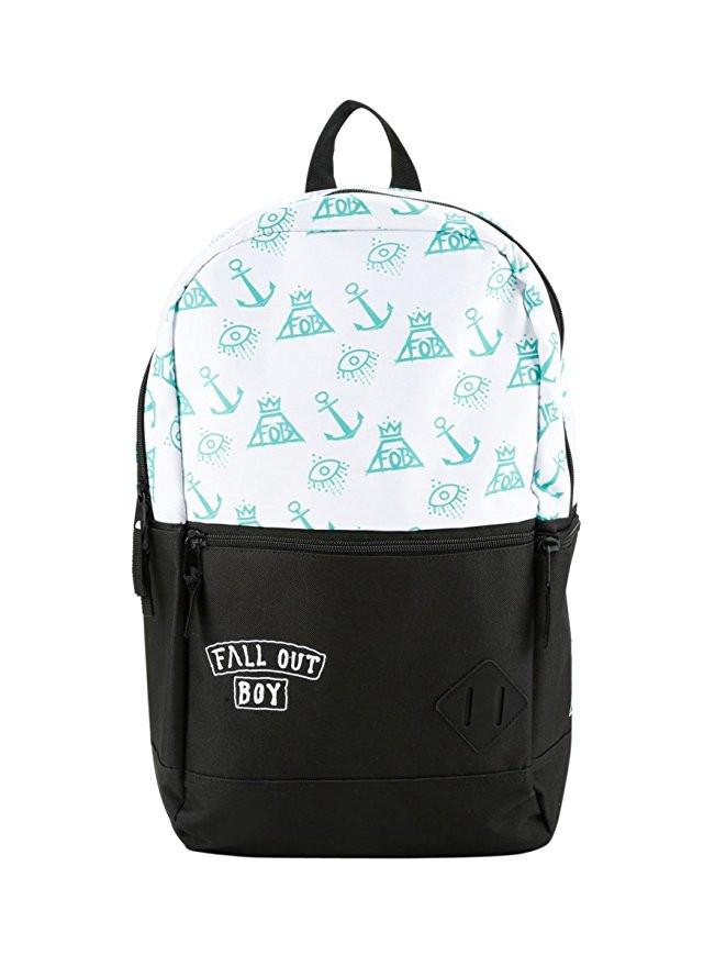 Fall Out Boy Mint Anchor Print Backpack