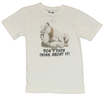 Disneys Artist Collection Butch the Bulldog Mens T-Shirt  - Dont Even Think