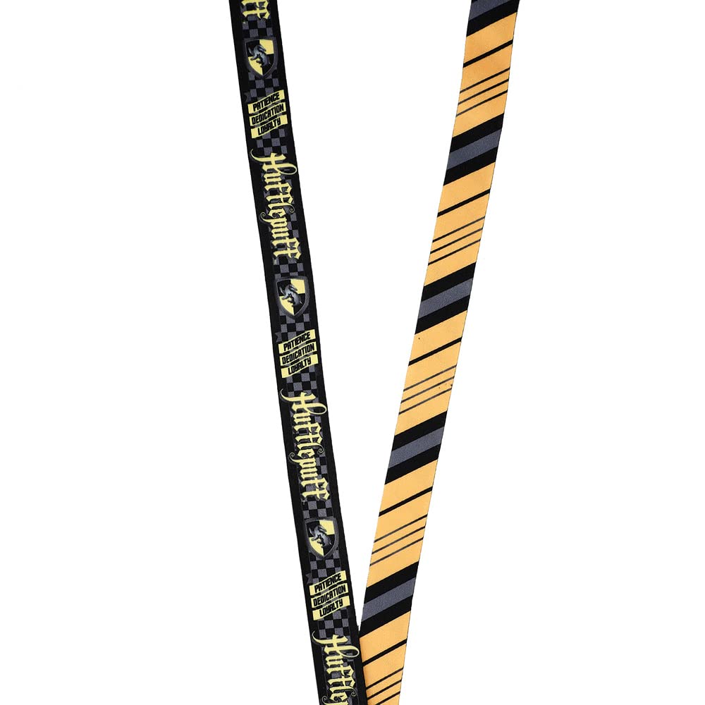 Harry Potter Hufflepuff Characteristics Enamel Charm Lanyard