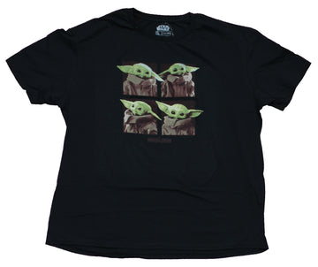 Star Wars The Mandalorian Mens T-Shirt - Multiple Poses of Grogu