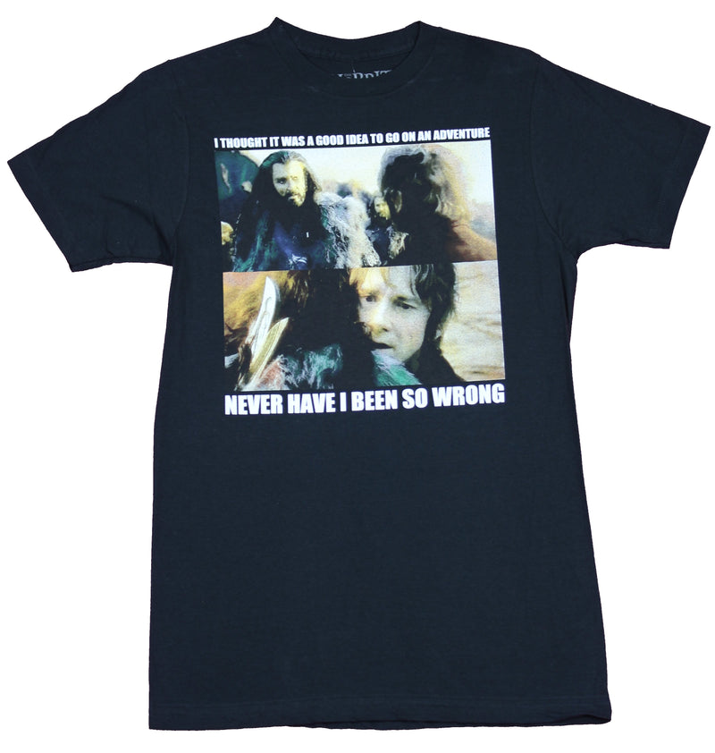 The Hobbit Mens T-Shirt - Thought IT a Good Idea to Go On an Adventure