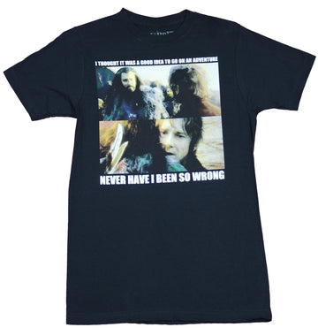 The Hobbit Mens T-Shirt - Thought IT a Good Idea to Go On an Adventure