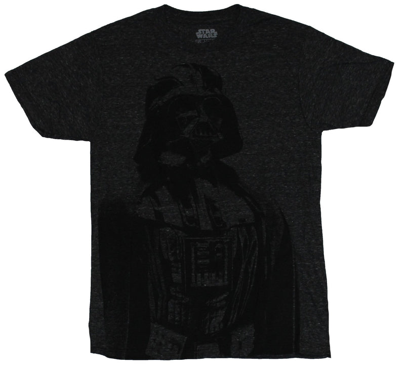 Star Wars Mens T-Shirt - Line Drawing Black Vader Image - Inmyparentsbasement.com