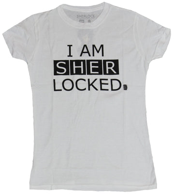 Sherlock (BBC TV Series) Girls Juniors T-Shirt - I Am Sherlocked