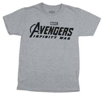 Avengers Mens T-Shirt- Infinity War Simple Word Logo