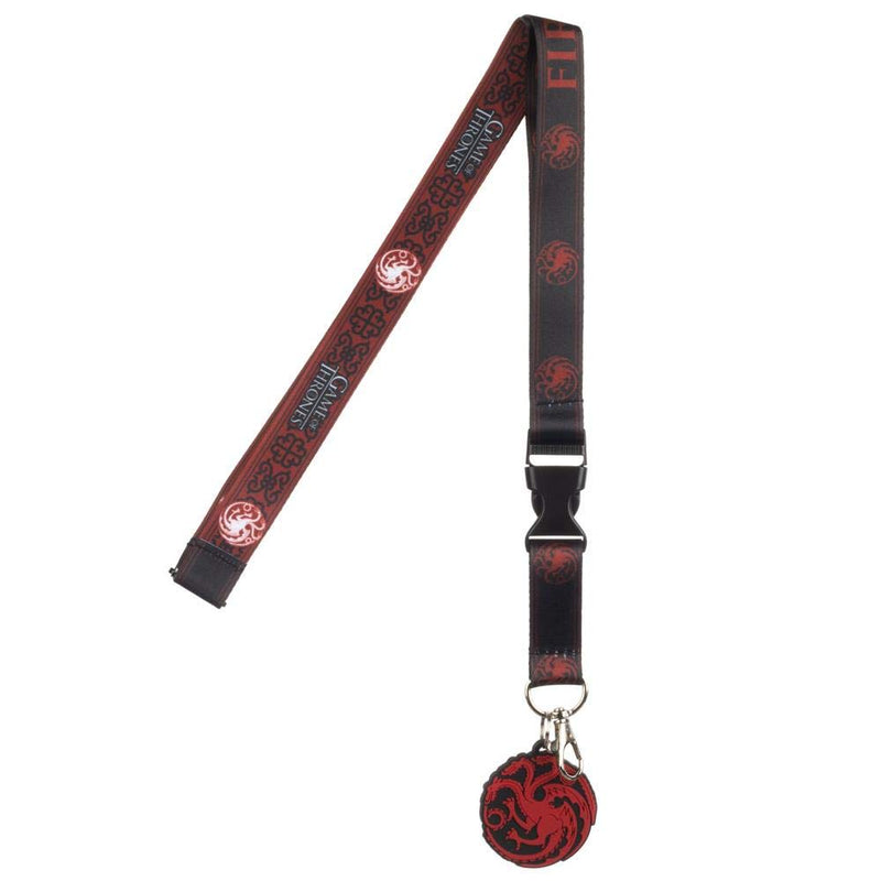 Game of Thrones Targaryen ID Badge Holder Lanyard - Inmyparentsbasement.com