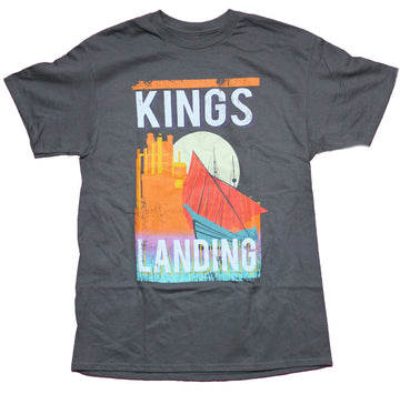 Game of Thrones Mens T-Shirt - King's Landing Postcard Image