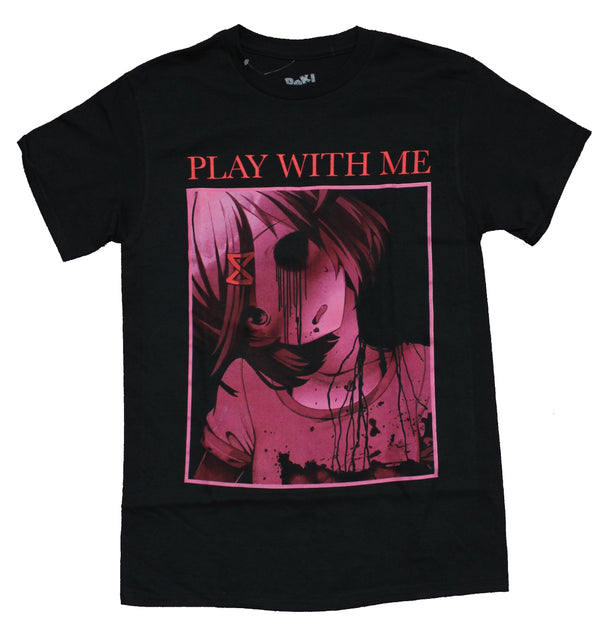 Doki Doki Literature Cub Mens T-Shirt - Come Play With Me Scary Girl