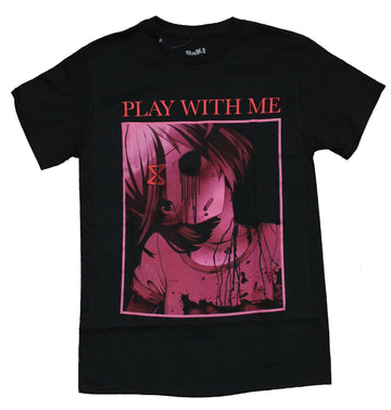 Doki Doki Literature Cub Mens T-Shirt - Come Play With Me Scary Girl
