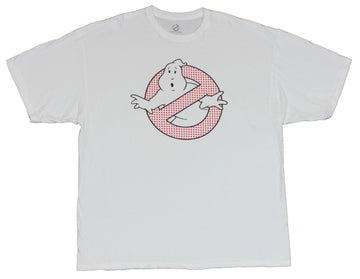 Ghostbusters (Ghost Busters) Mens T-Shirt  - Dotted No Ghost Logo Image