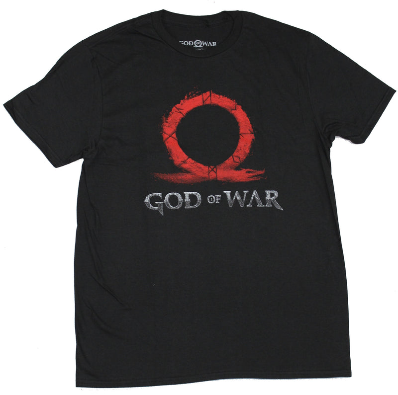 God of War Mens T-Shirt - Classic Red Symbol Logo Image