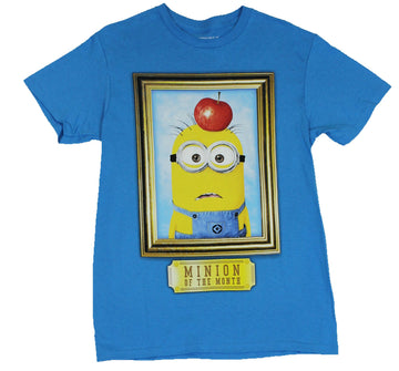 Despicable Me Mens T-Shirt - "Minon of the Month" Apple Head Photo Image