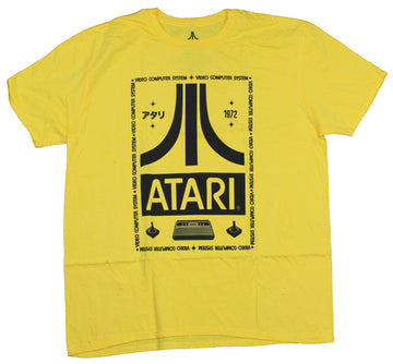 Atari  Mens T-Shirt - 1972 System Yellow Boxed Image