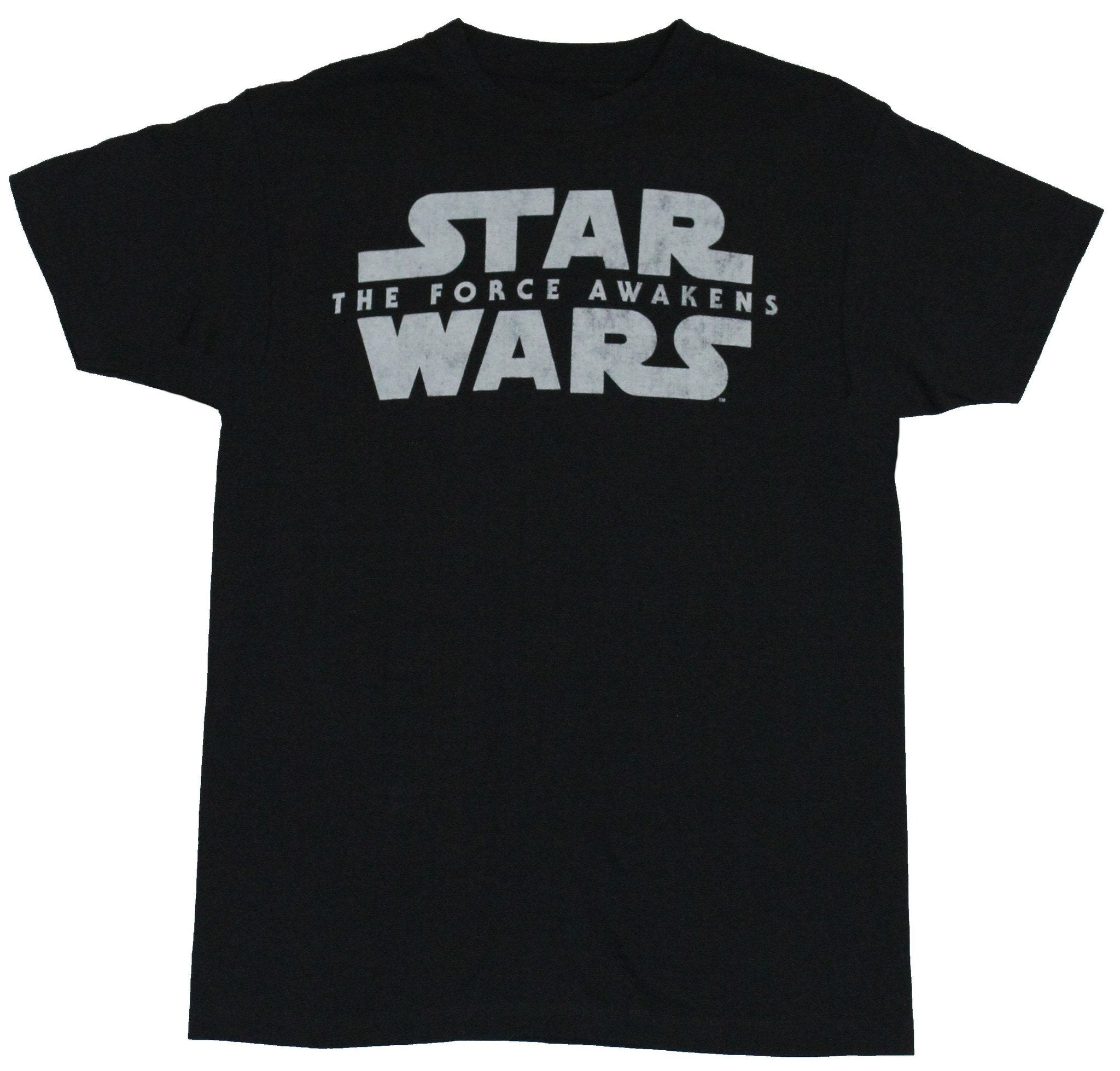 Star Wars the Force Awakens  Mens T-Shirt - Classic Word Crawl Logo
