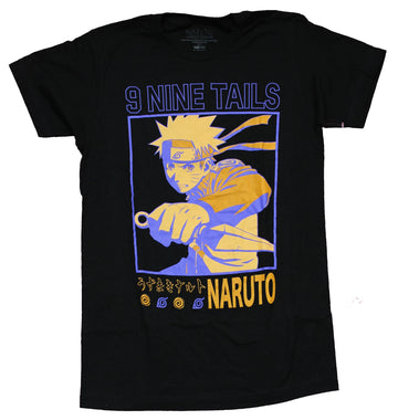 Naruto Shippuden Mens T-Shirt - Naruto Uzumaki Nine Tails