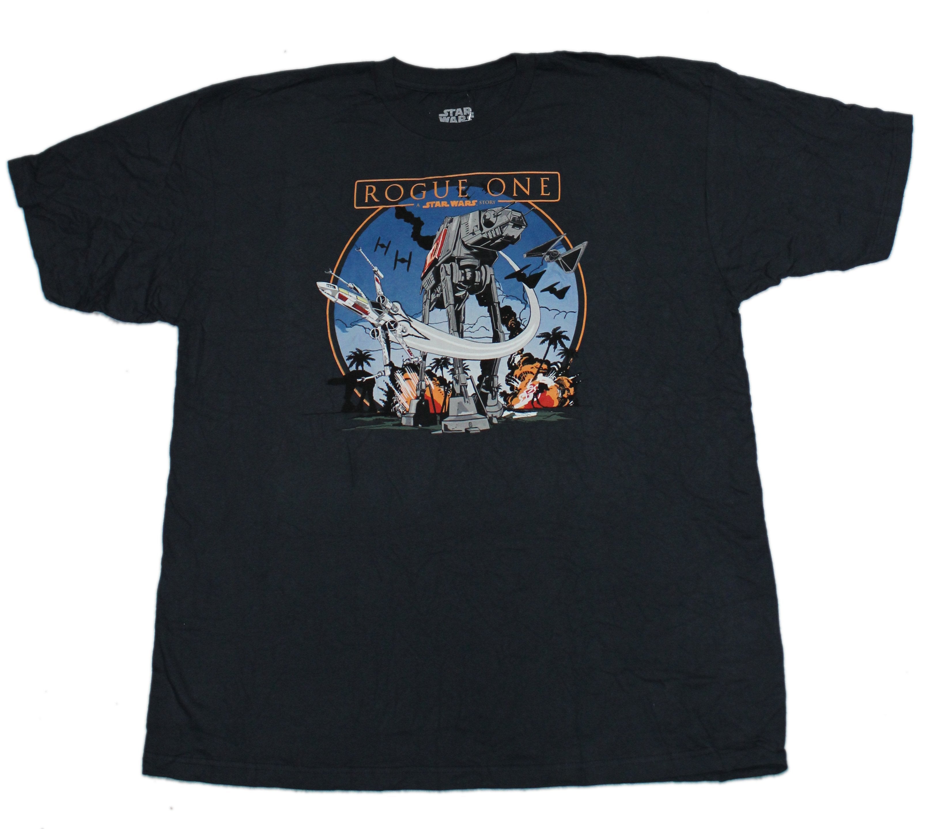 Star Wars Mens T-Shirt - Rogue One A Star Wars Story Poster Image