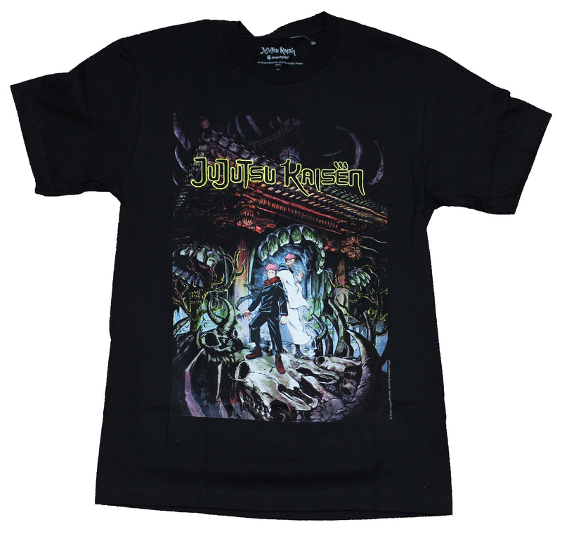 Jujutsu Kaisen Mens T-Shirt - Yuji Itadori and Ryomen Sukuna Malevolent Shrine - Inmyparentsbasement.com