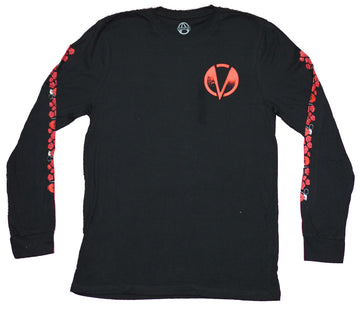 Borderlands Mens Long Sleeve T-shirt - Logo Lapel Giant Group Image Back