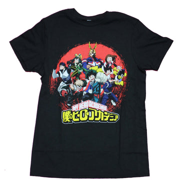 My Hero Academia  T-Shirt - Giant Class 1A Group in Red Circle