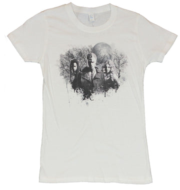 Twilight Ladies T-Shirt  - Black and White Bad Vampires Pic [Apparel]