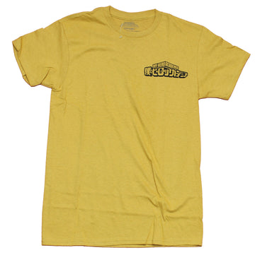 My Hero Academia Mens T-Shirt - Lapel Logo Deku Kanji Back