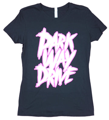 Parkway Drive Girls Juniors T-Shirt  - Drastic Letter Logo Image