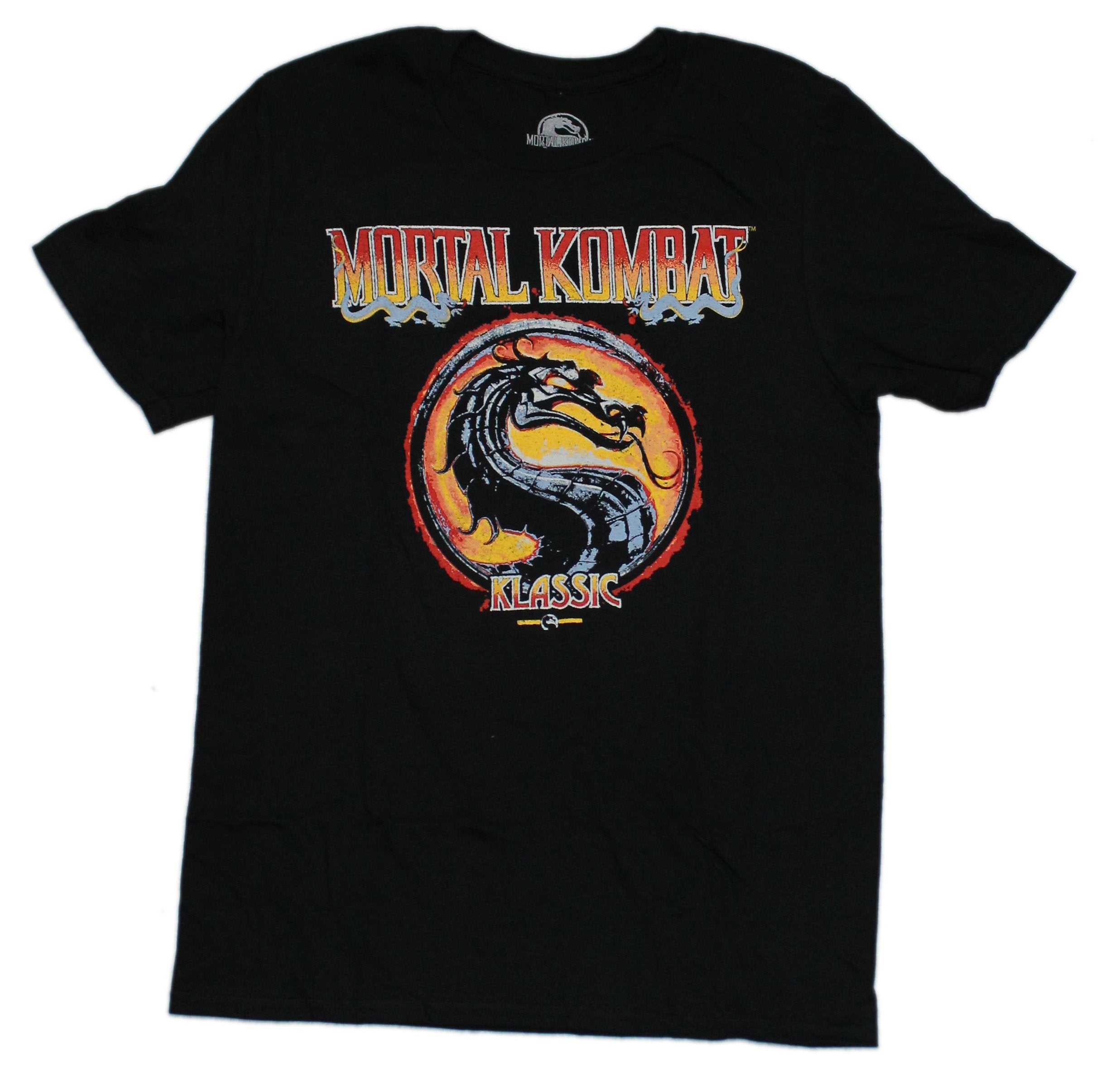 Mortal Kombat Klassic - Firery Logo Under Name
