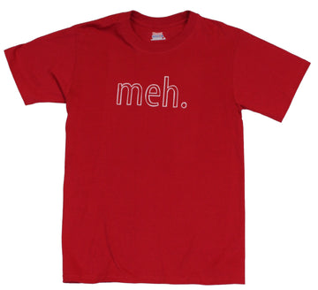 Meh. Mens T-Shirt  - Meh Line Logo