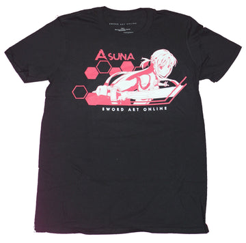 Sword Art Online Mens T-Shirt- Asuna Action Pose Image