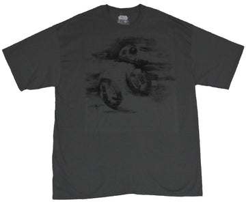 Star Wars Force Awakens Mens Tall T-Shirt  - Rolling Sketchy BB-8 Image